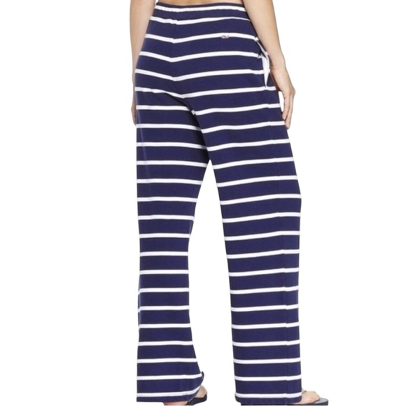 Vineyard Vines For Target Striped Boat Pants Navy Blue White Sailor Buttons S - Picture 2 of 9